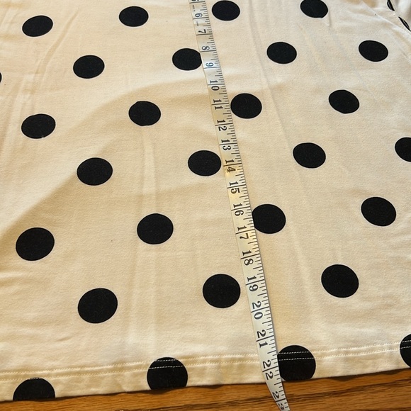 Rachel Zoe polka dot knit top. XL. - Picture 5 of 5